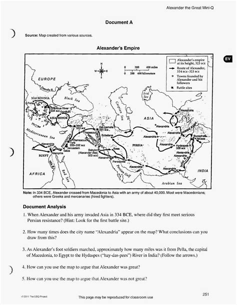 how great was alexander the great mini q answer key pdf Kindle Editon